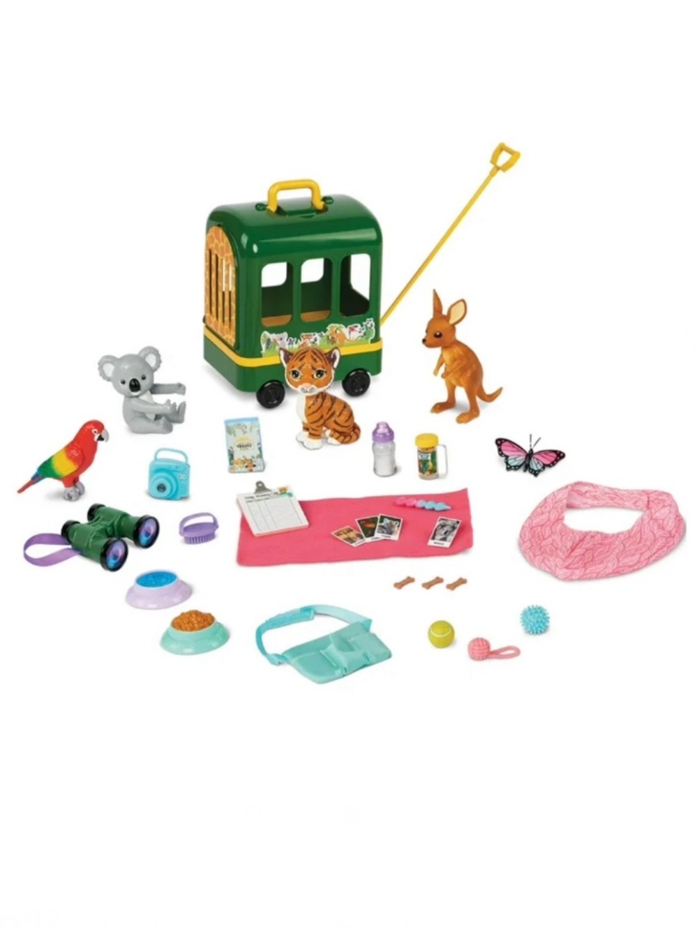 My Life as an Animal Trainer 30 Piece Doll Play Set with Tiger Koala Kangaroo